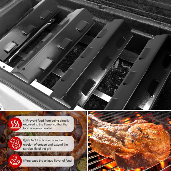 Flametamers / Värmefördelare till Charbroil Gasolgrill 4-pack