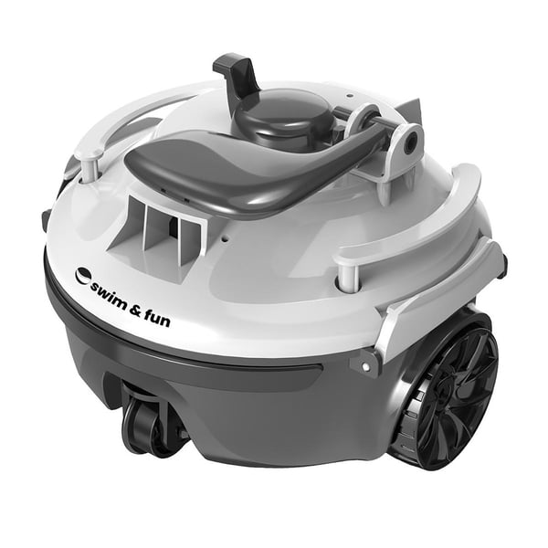 MiniWave bassengrobot / trådløs bassengstøvsuger / robotstøvsuger for basseng og boblebad / Swim & Fun bassengrenser