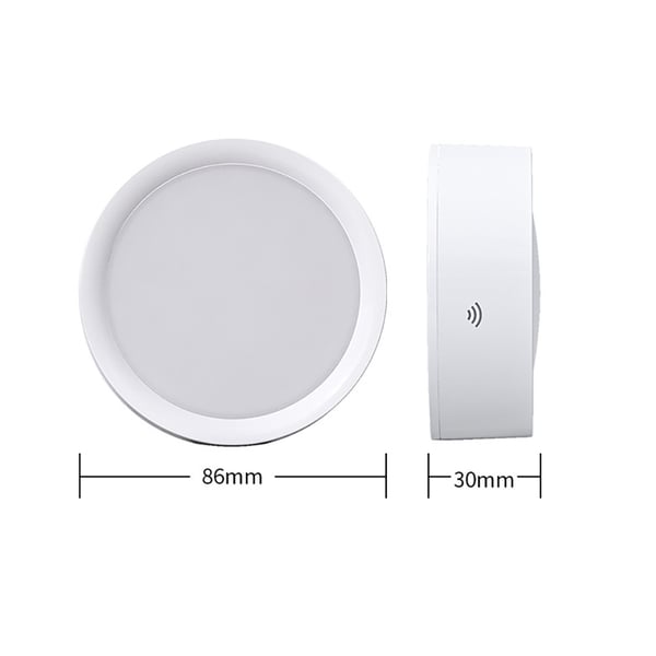 Trådløse LED-spotlights 6-pack – dimm med fjernkontroll
