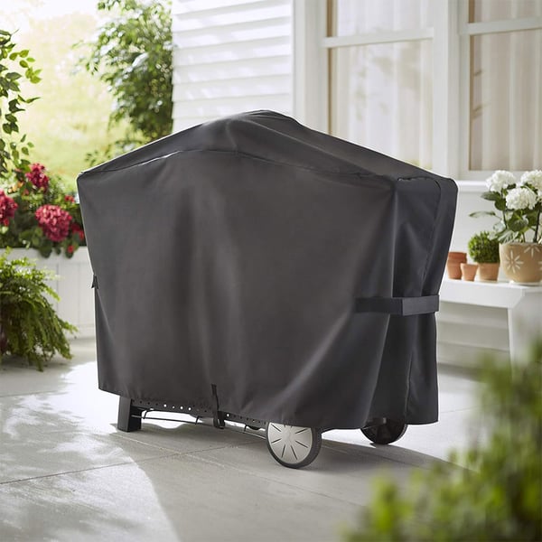Grillin suojus Oxford-kankaasta - sopii Weber Q3000 ja Q2000 -malleihin