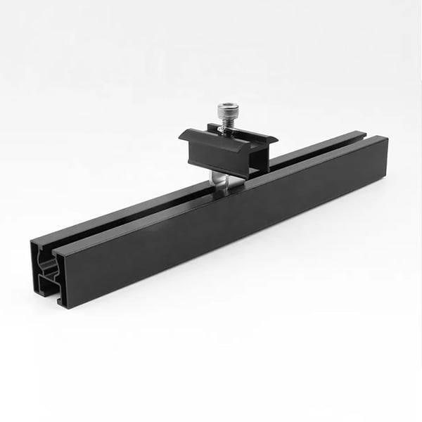 Senterklemme i aluminium for solcellemodul - 10-pakning