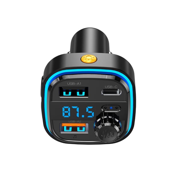 XO FM-Sändare med USB-laddning 3,1A