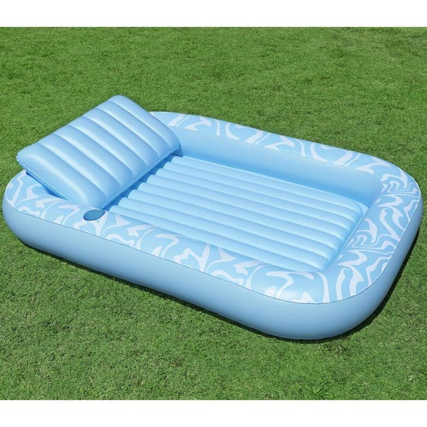 Stor Bestway Sun-Kissed Tanning luftmadras 204 x 128 cm til voksne