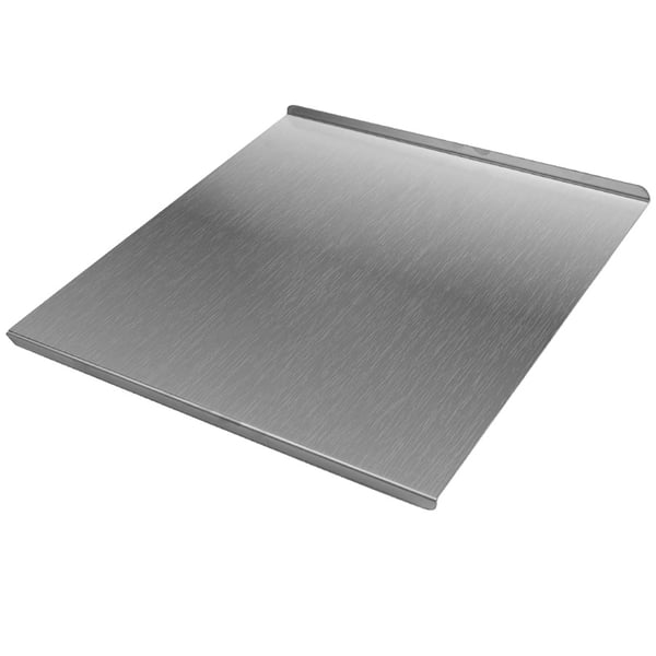 Skærebræt i rustfrit stål med fold - 30x30 cm
