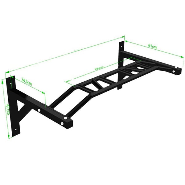 Vägghängd Pull Up Bar - 121x61x47cm