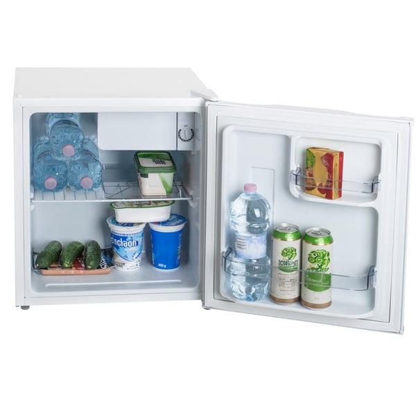 køleskab 45 liter - energiklasse E, 40 dB, 6 køleniveauer - Hvid
