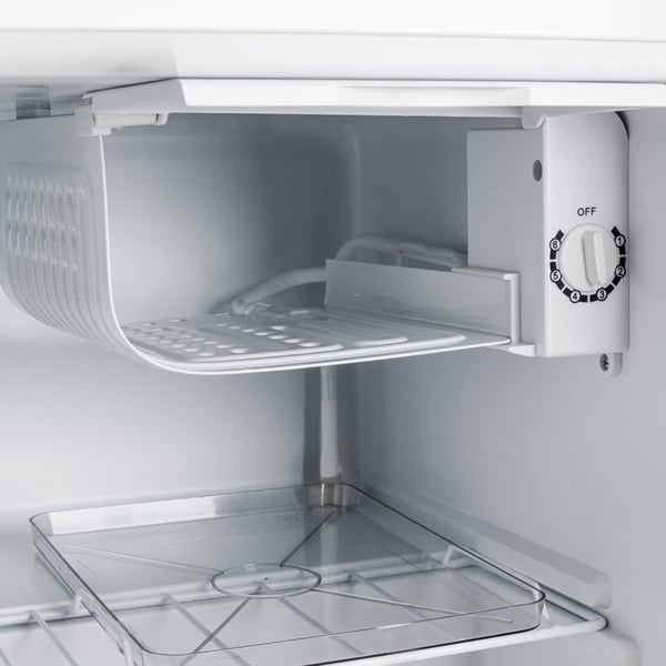 køleskab 45 liter - energiklasse E, 40 dB, 6 køleniveauer - Hvid