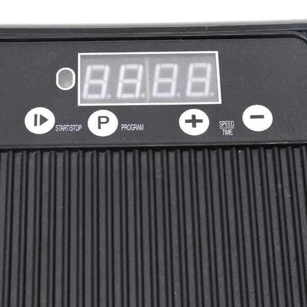 Vibrationsplatta med LCD-display 44cm - Svart