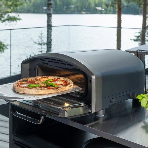 Sähköinen pizzauuni Astroni 14 – 450 °C, pizzakivi ja 8 ohjelmaa