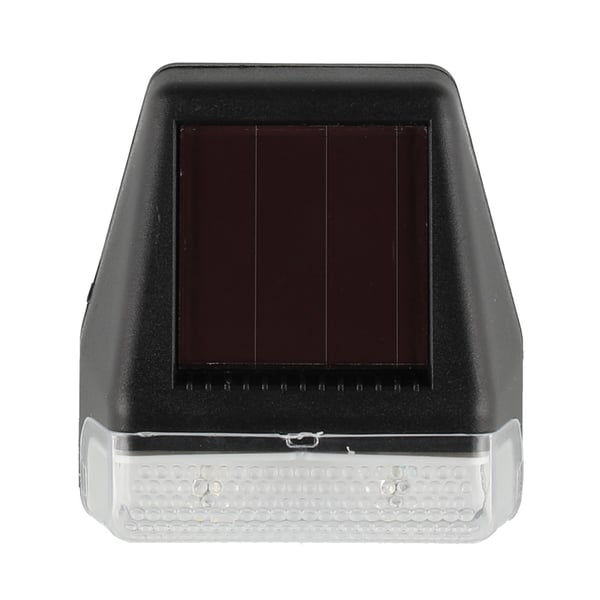 Minivegglampe med solcelledrift og skumringssensor