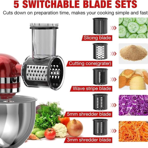 Grøntsagsskærer og rivejern til KitchenAid SM-50