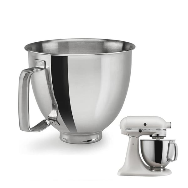 Skål i rustfritt stål til KitchenAid 4,5QT / 5QT kjøkkenassistent