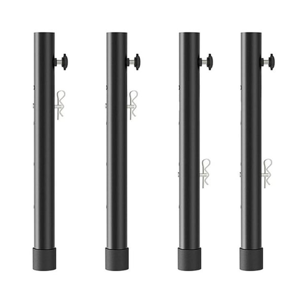 Bordsbensförlängare i stål, 4-pack