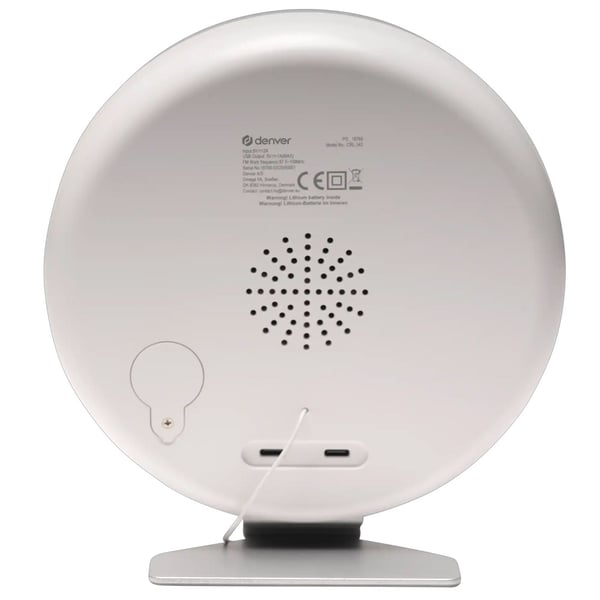 Vækkeur med wake-up light og FM-radio