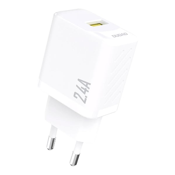 Dudao USB-vegglader 2,4A  – hvit