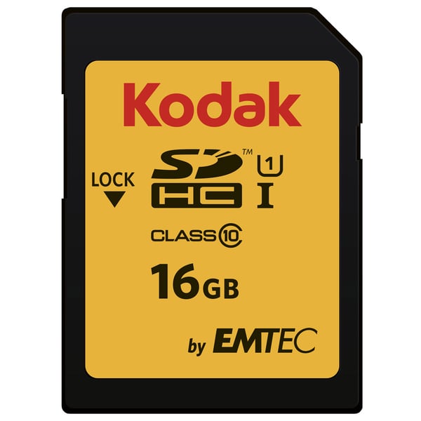 Kodak SDHC 16GB UHS-I V10 A1 - Luokka 10 Kodak SDHC 16GB UHS-I V10 A1 - Luokka 10