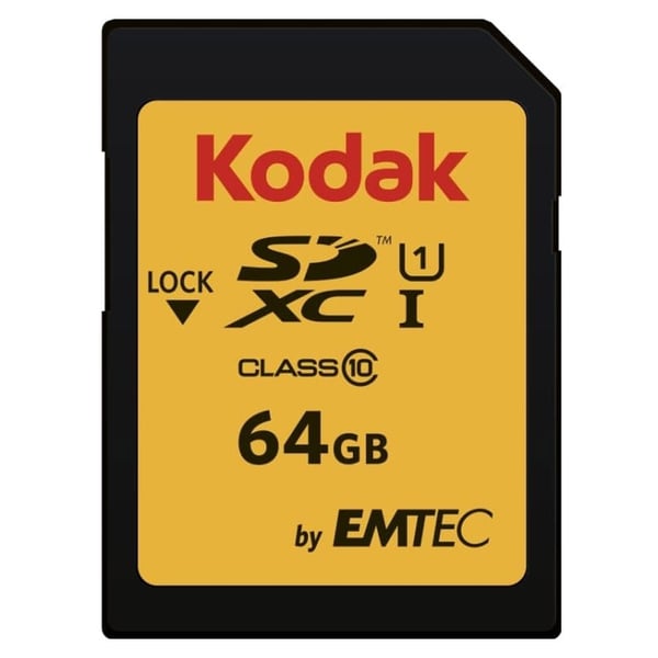 Kodak SDXC 64 GB UHS-I V10 A1 – Class 10