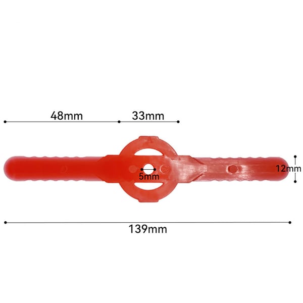 Trimmeknive i plast 139 mm - 50-pak