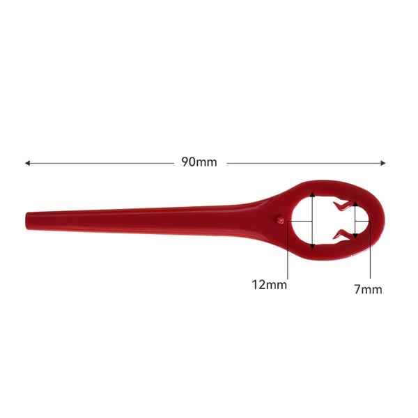 Trimmekniver i plast 90 mm - 50 stk