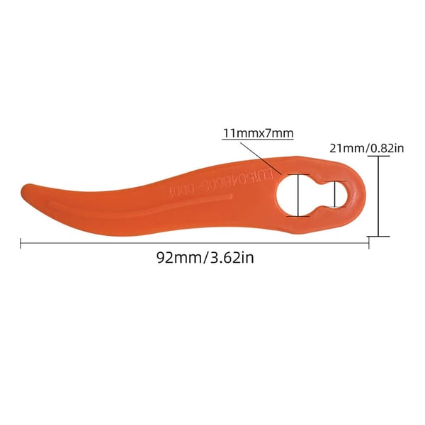 Trimmekniver i plast 92 mm - 50 stk
