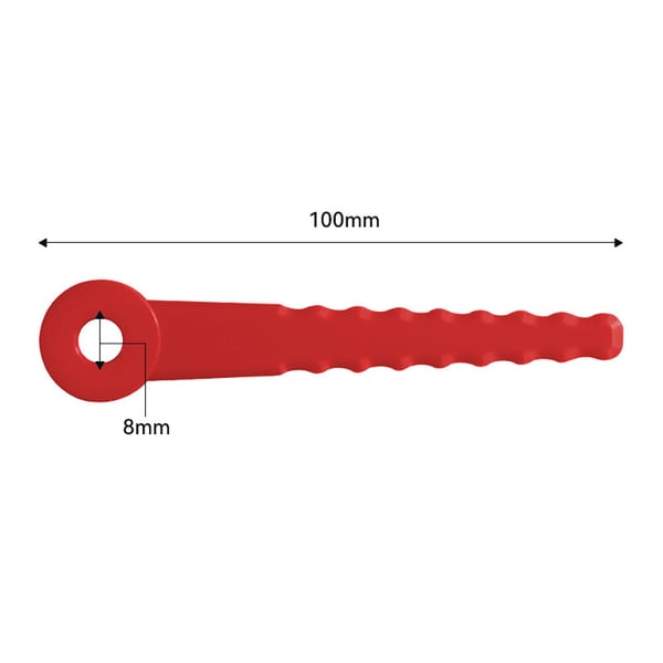 Trimmekniver i plast 100 mm - 50 stk
