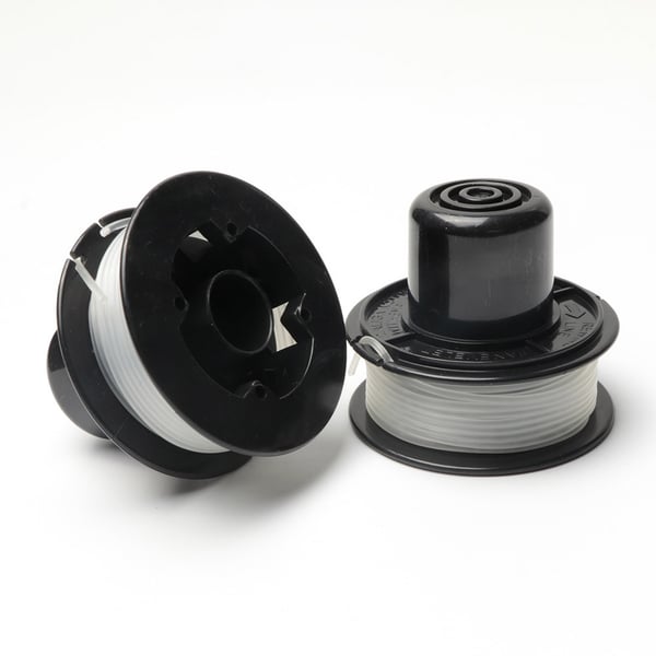 Trimmerspole til Black &amp; Decker RS136 - 4-pakning + hette + fjær