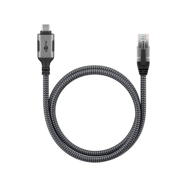 Goobay USB-C-RJ45 Ethernet-kaapeli 2 m - 1 Gbit/s