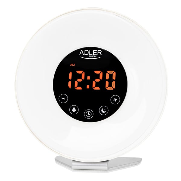 Väckarklocka med wake-up light och soluppgångssimulering