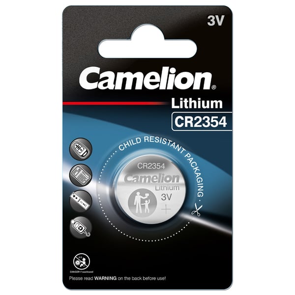Camelion CR2354 litium knappcellebatteri 3V 560mAh 1-pk Camelion CR2354 litium knappcellebatteri 3V 560mAh 1-pk