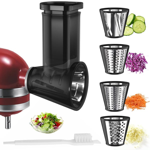 Grønnsakskutter og rivjern 4 stykker for KitchenAid kjøkkenmaskin Grønnsakskutter og rivjern 4 stykker for KitchenAid kjøkkenmaskin