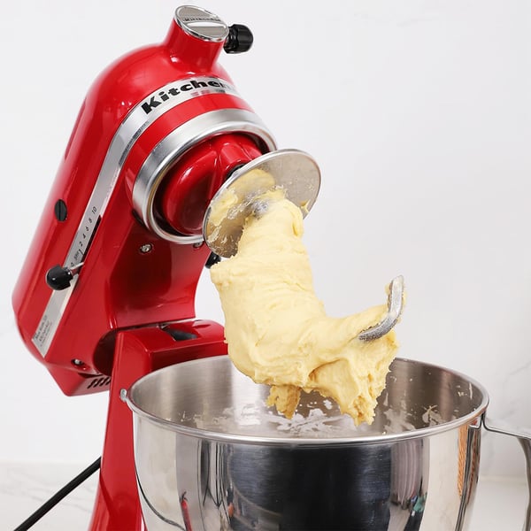 Dejkrog i rustfrit stål til KitchenAid Køkkenmaskine med sammenklappeligt drivhoved