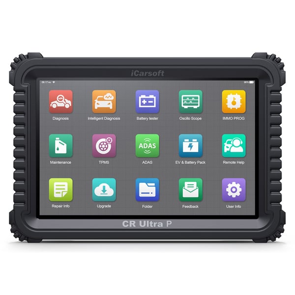 iCarsoft CR Ultra P Performance med J2534-stöd och 10,1" HD-pekskärm