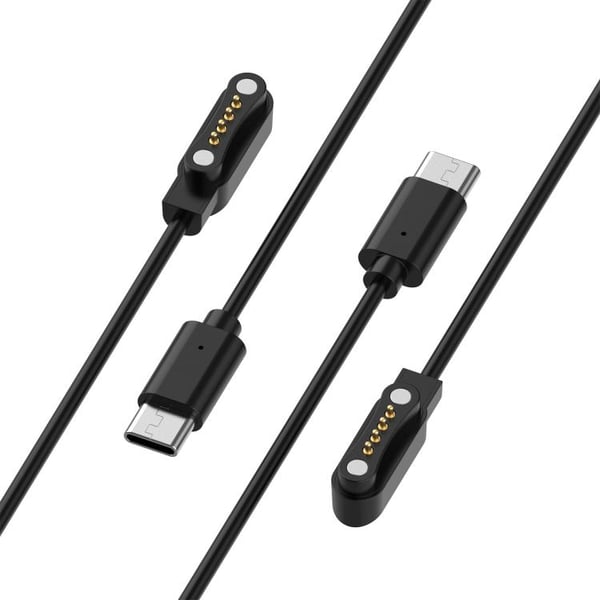 Magnetisk ladekabel for PLAUD Note AI stemmeopptaker 1m - Svart