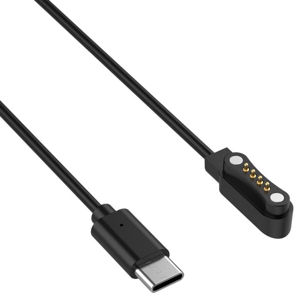 Magnetisk ladekabel for PLAUD Note AI stemmeopptaker 1m - Svart