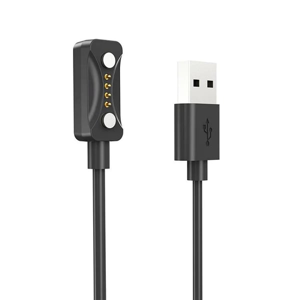 USB-ladekabel for Polar Pacer Pro 1 m – Svart