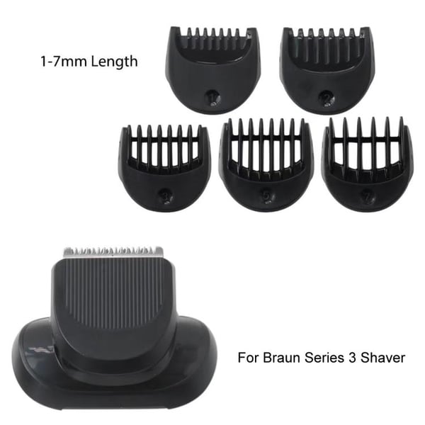Trimmersæt med kamme og barberkniv til Braun Series 3 Shaver