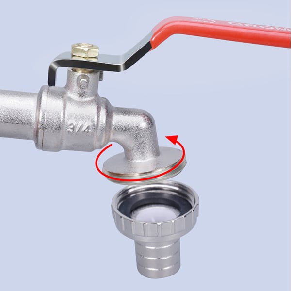 Kran til IBC-tank med 20 mm slangetilslutning