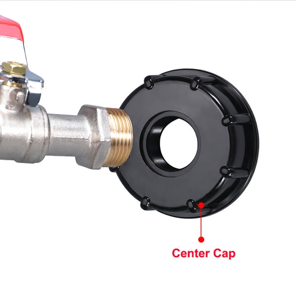 Kran til IBC-tank med 20 mm slangetilslutning