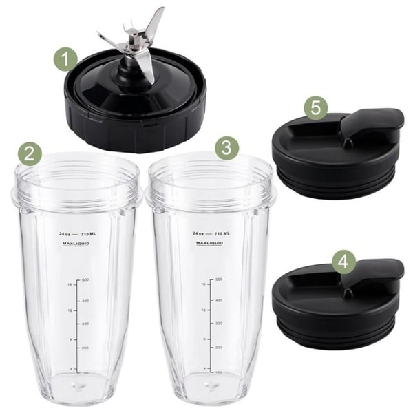 5i1 Tillbehörsset till Ninja BL480 Auto-iQ-blender