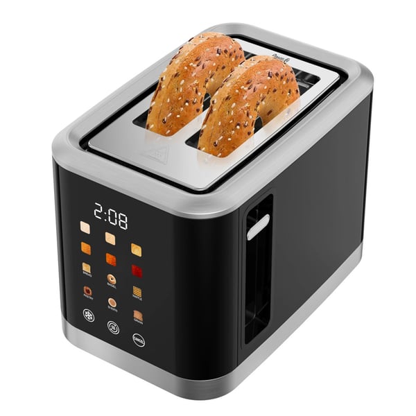 Emerio Brødrister med berøringskontroll og LED-display 800W - Svart