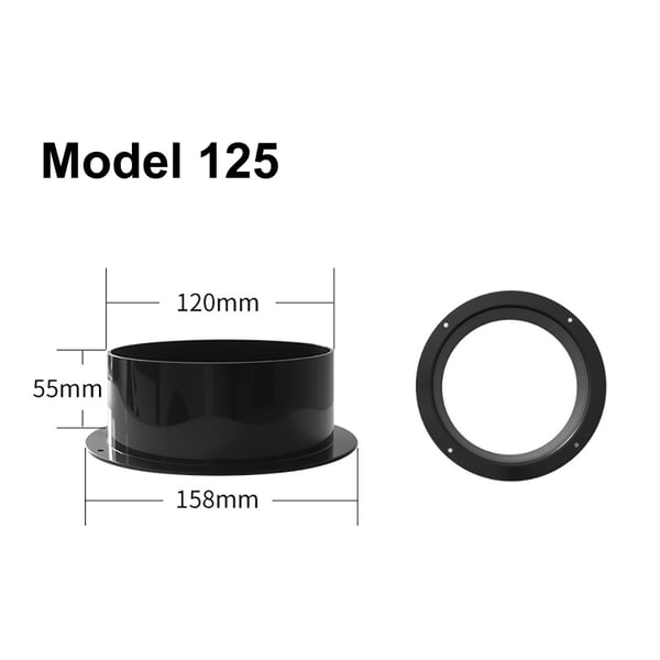 Fästram för Ventilation 125