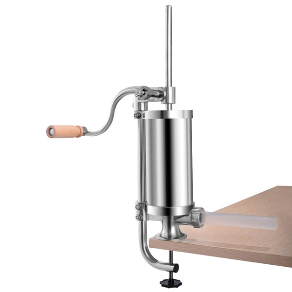 Pølsestopper 3 l / lodret pølsemaskine / pølsesprøjte med 4 dyser
