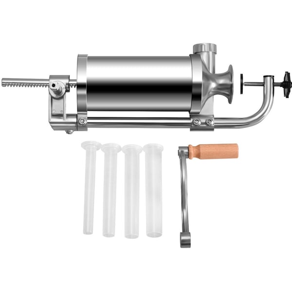 Pølsestopper 3 l / lodret pølsemaskine / pølsesprøjte med 4 dyser