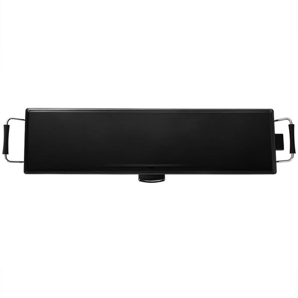 Elektrisk grillplate 1800 W for innendørs bruk – svart 90 cm