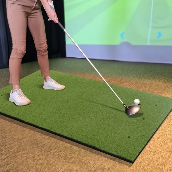 Golftræningsmåtte i kunstgræs 152 × 91 cm