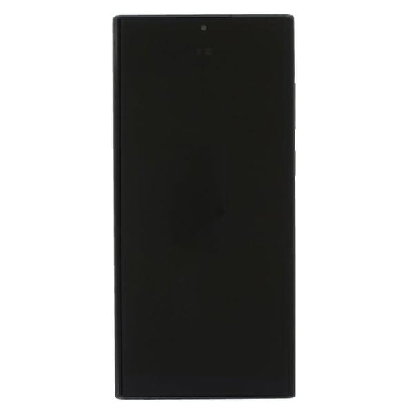LCD-skärm Samsung Galaxy S22 Ultra - Svart med ram