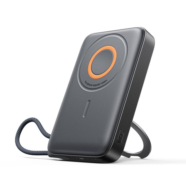 Joyroom powerbank 22,5 W 10000 mAh med MagSafe og indbygget USB-C-kabel / batteribank / oplader