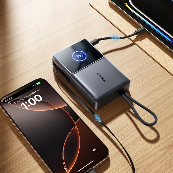 Joyroom powerbank 10000 mAh 22,5 W / batteribank / bærbar oplader / reservebatteri