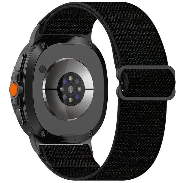 Nylonarmbånd til Samsung Galaxy Watch 8 / Watch 8 Classic - Sort