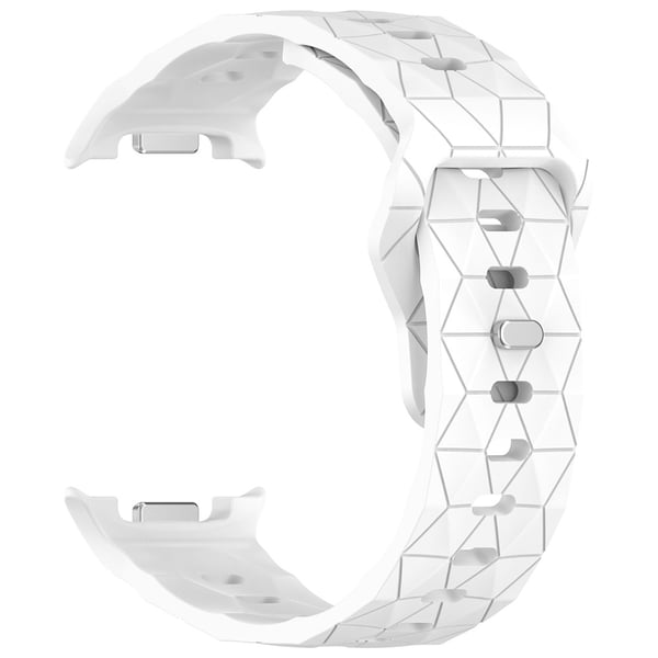 Hvid silikonerem til Samsung Galaxy Watch 8/8 Classic / sportsarmbånd / urrem